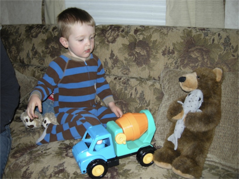 Camper fun with Elliot